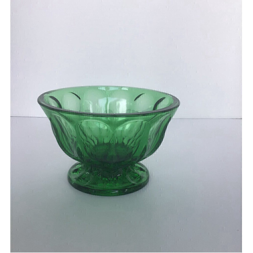 VINTAGE Spearmint  Green Anchor Hocking Glass Bowl